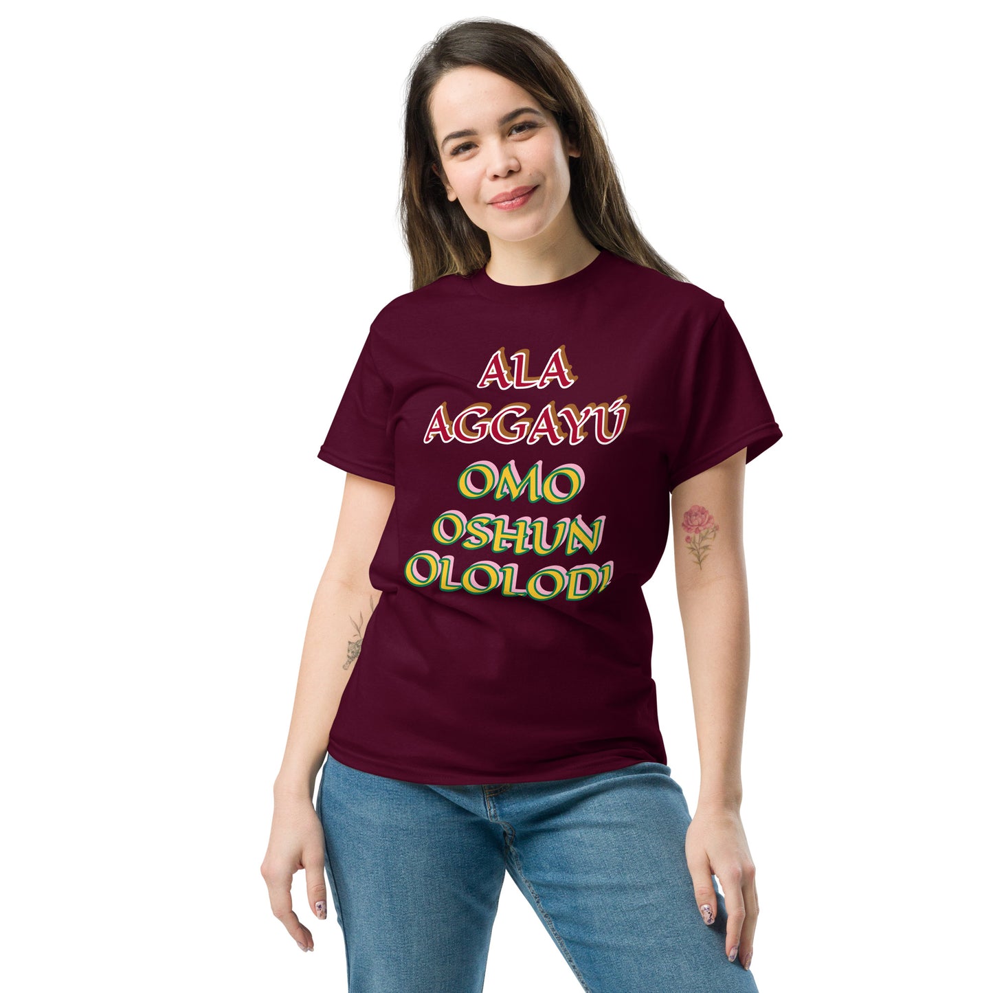 Ala Aggayu Omo Oshun Ololodi Lucumi Unisex classic tee