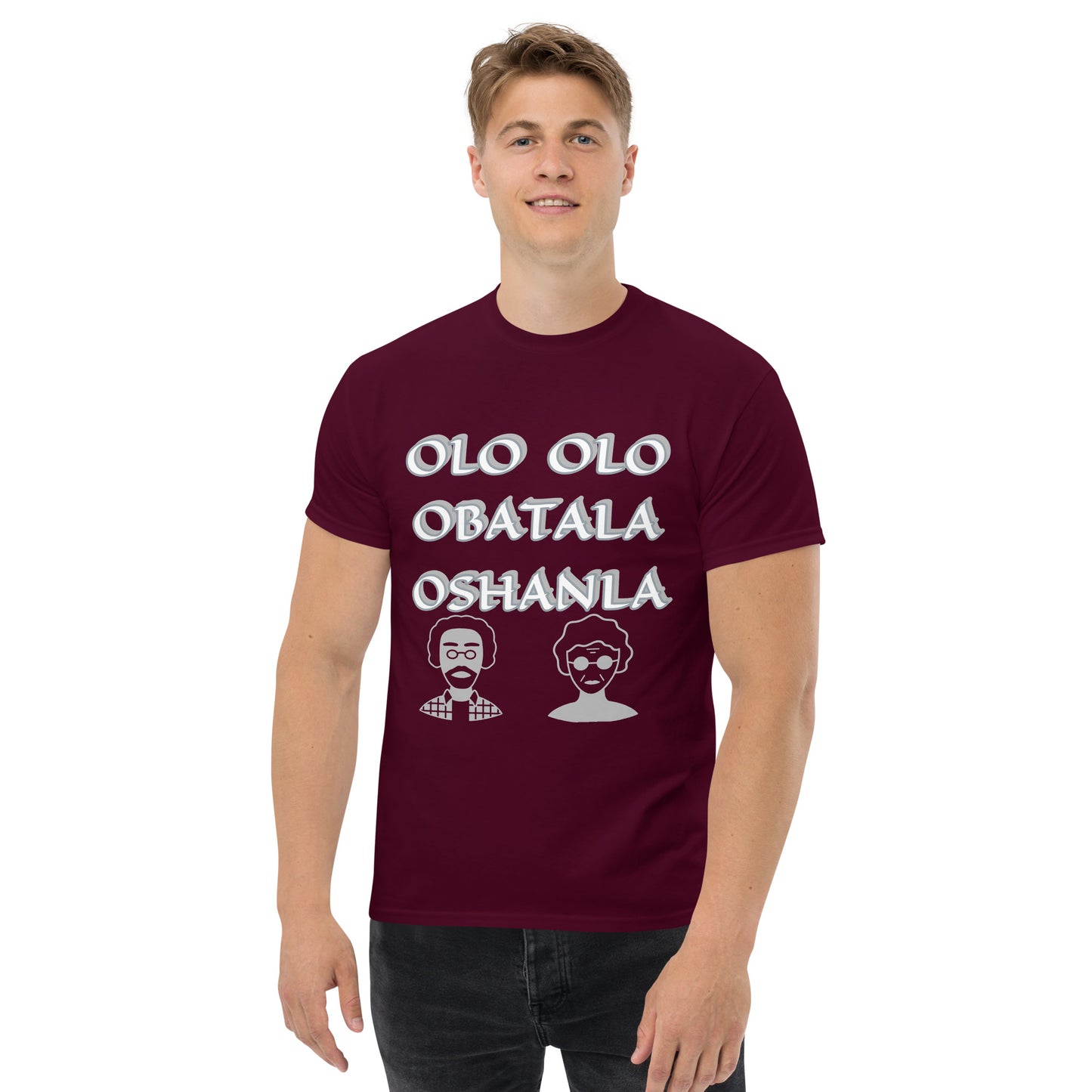 Olo Olo Obatala Oshanla Lucumi icon Unisex classic tee