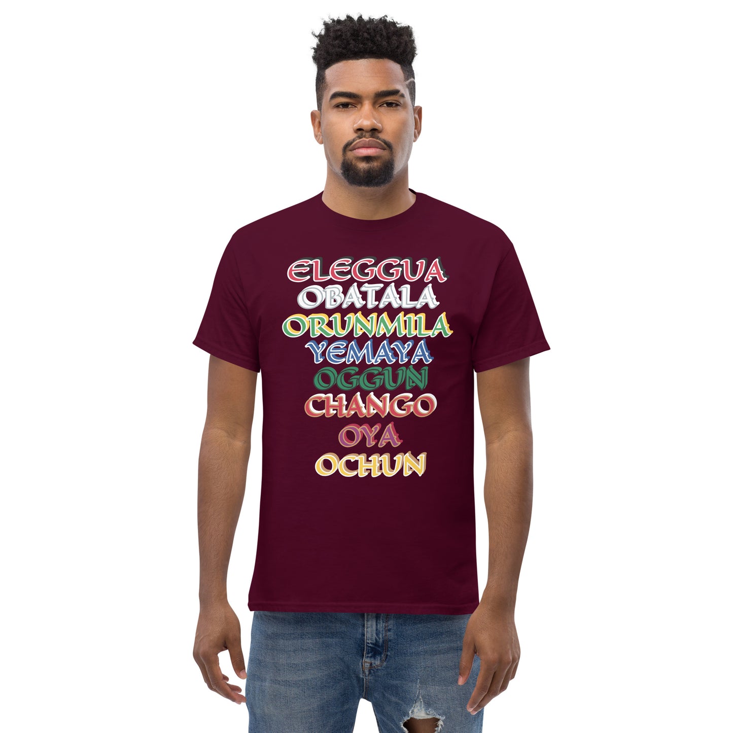 Oricha Hierarchy Lucumi Unisex classic tee 1