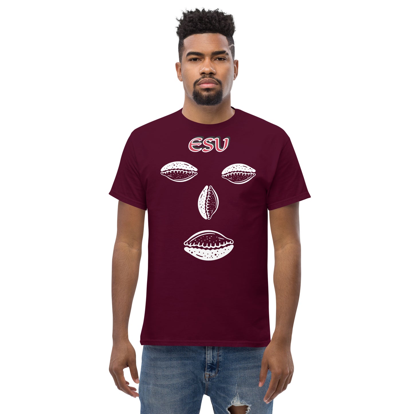 ESU Isese Cowrie White Unisex classic tee