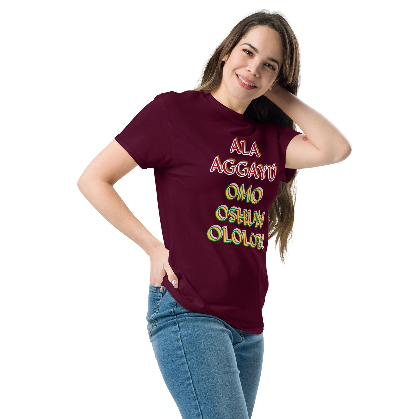 Ala Aggayu Omo Oshun Ololodi Lucumi Unisex classic tee