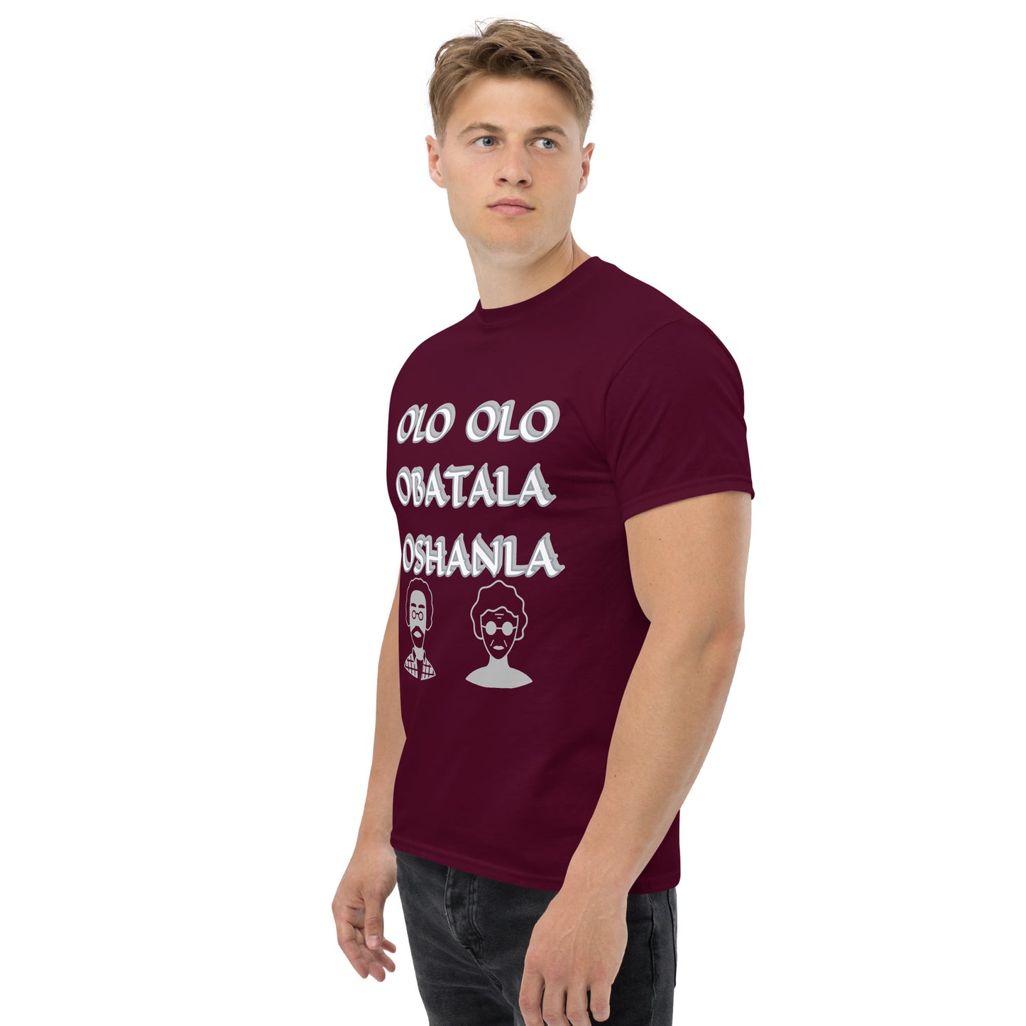 Olo Olo Obatala Oshanla Lucumi icon Unisex classic tee