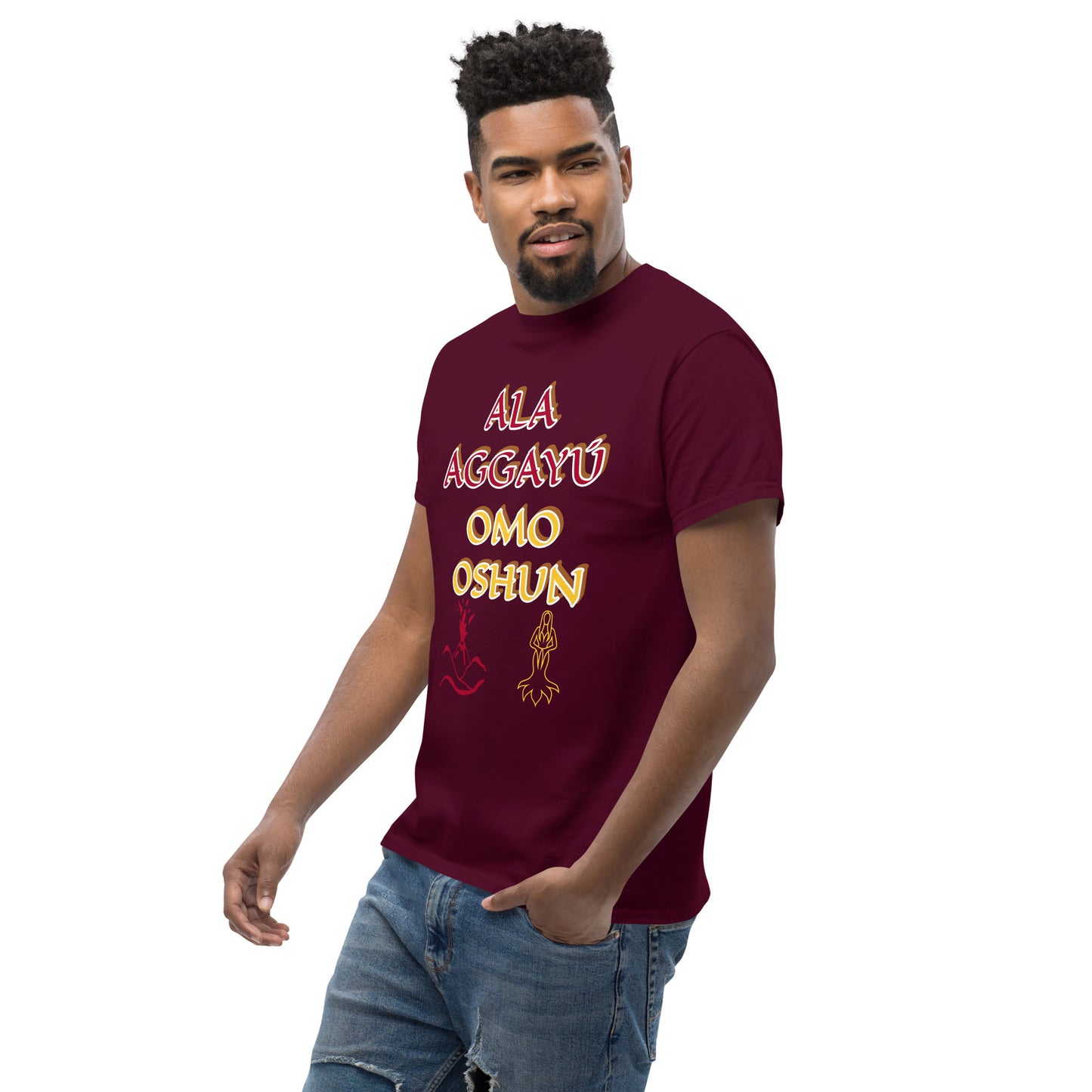 Ala Aggayu Omo Oshun Ololodi Lucumi icon Unisex classic tee