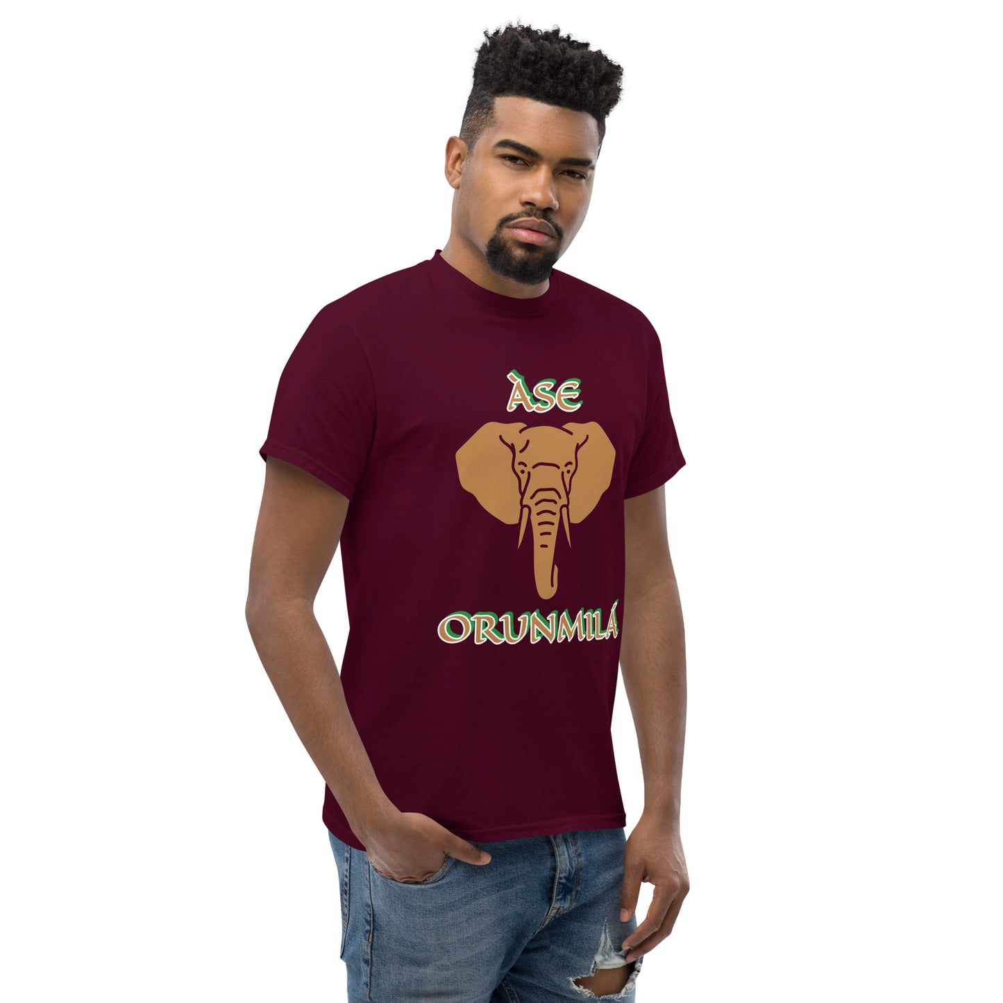 Ase Orunmila Isese reverse Unisex classic tee