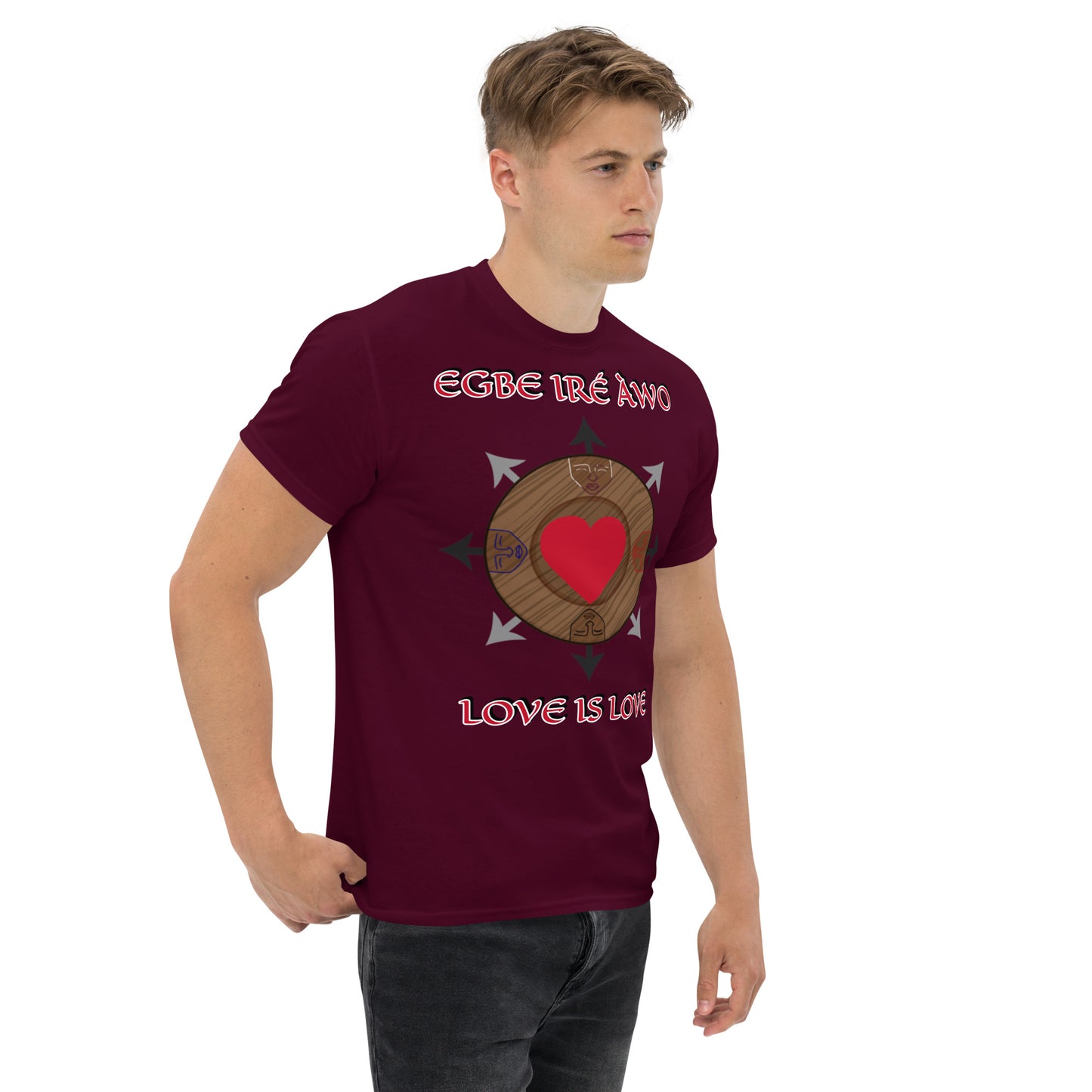 Egbe Ire Awo Logo Love is Love Unisex classic tee