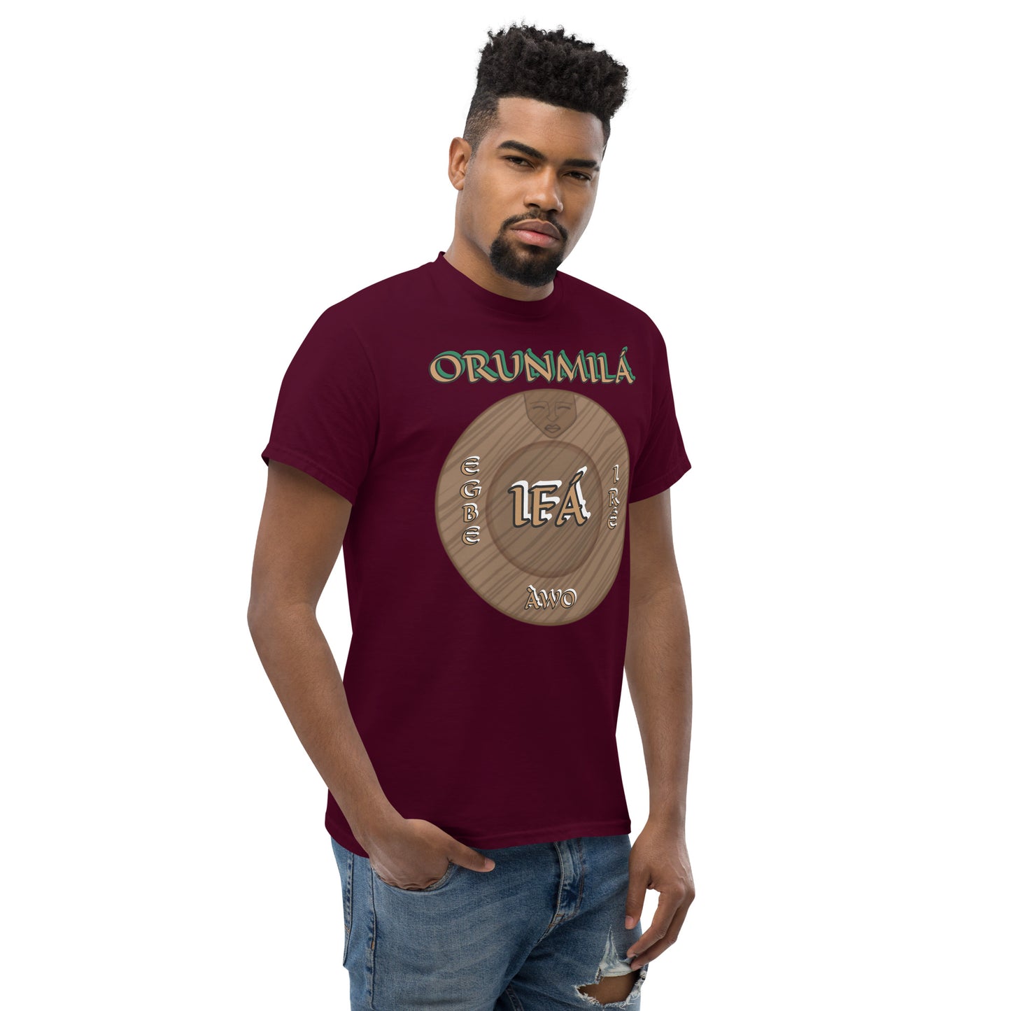 ORUNMILÁ Egbe IRÉ ÀWO Ifa Gold Unisex classic tee