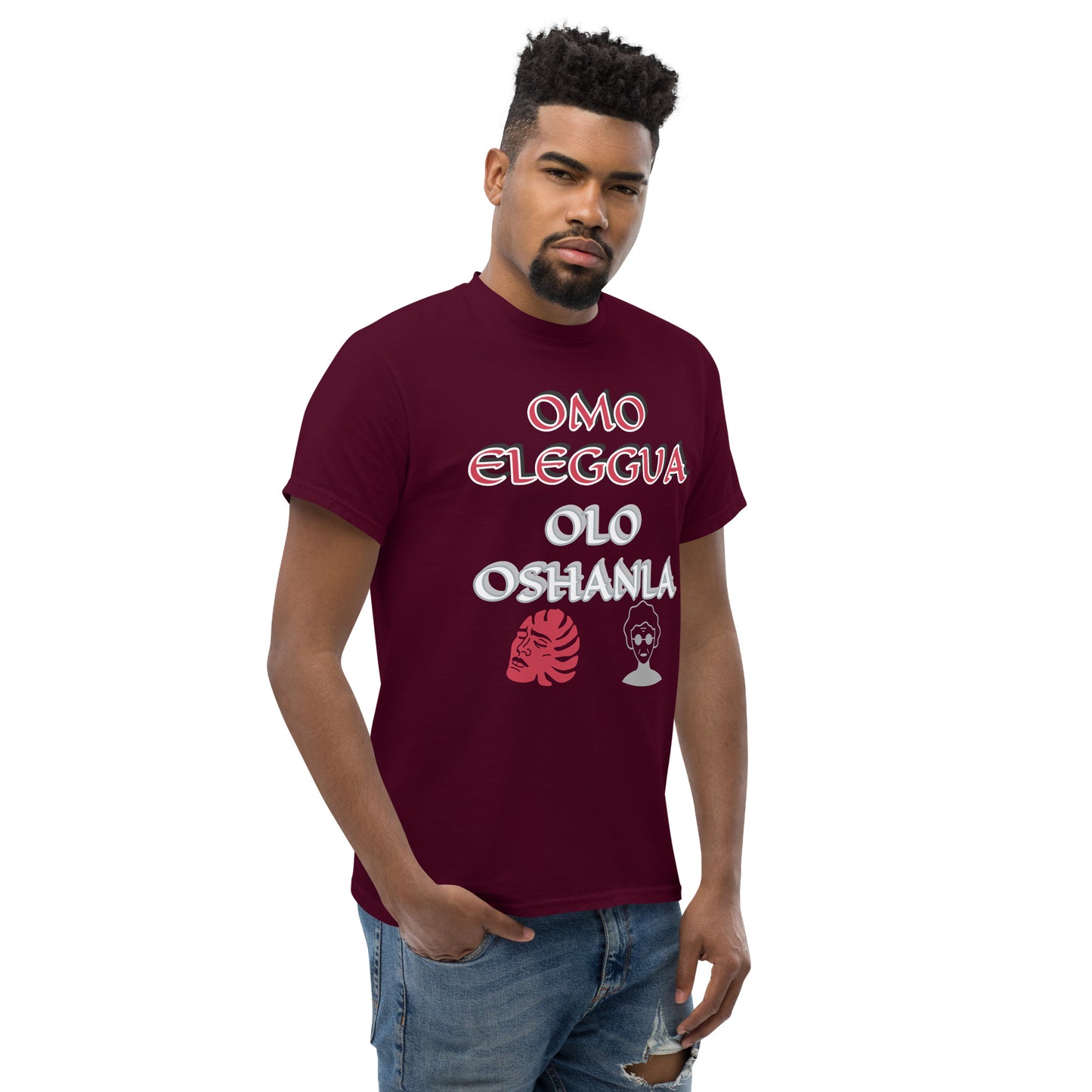 Omo Eleggua Olo OSHANLA icon Lucumi Unisex classic tee