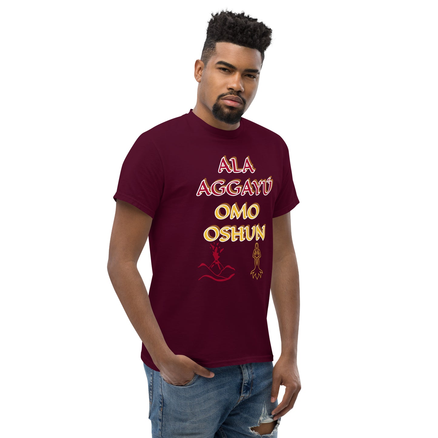 Ala Aggayu Omo Oshun Ololodi Lucumi icon Unisex classic tee