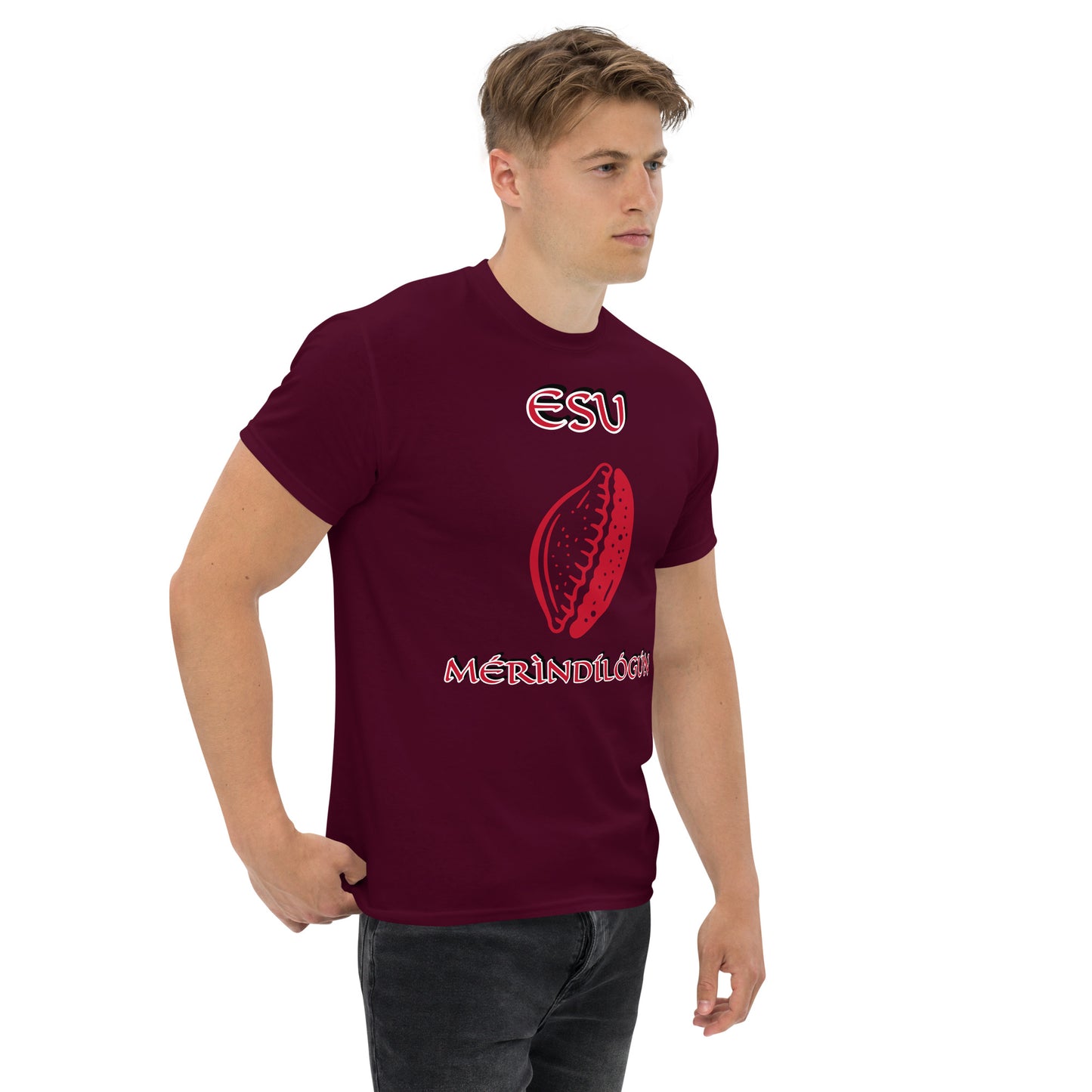 ESU Merindinlogun Isese Red Unisex classic tee