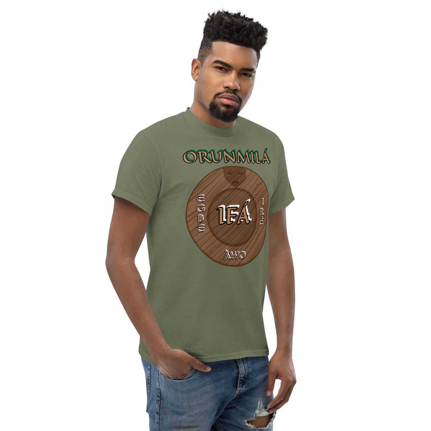 ORUNMILÁ Egbe IRÉ ÀWO Ifa Gold Unisex classic tee