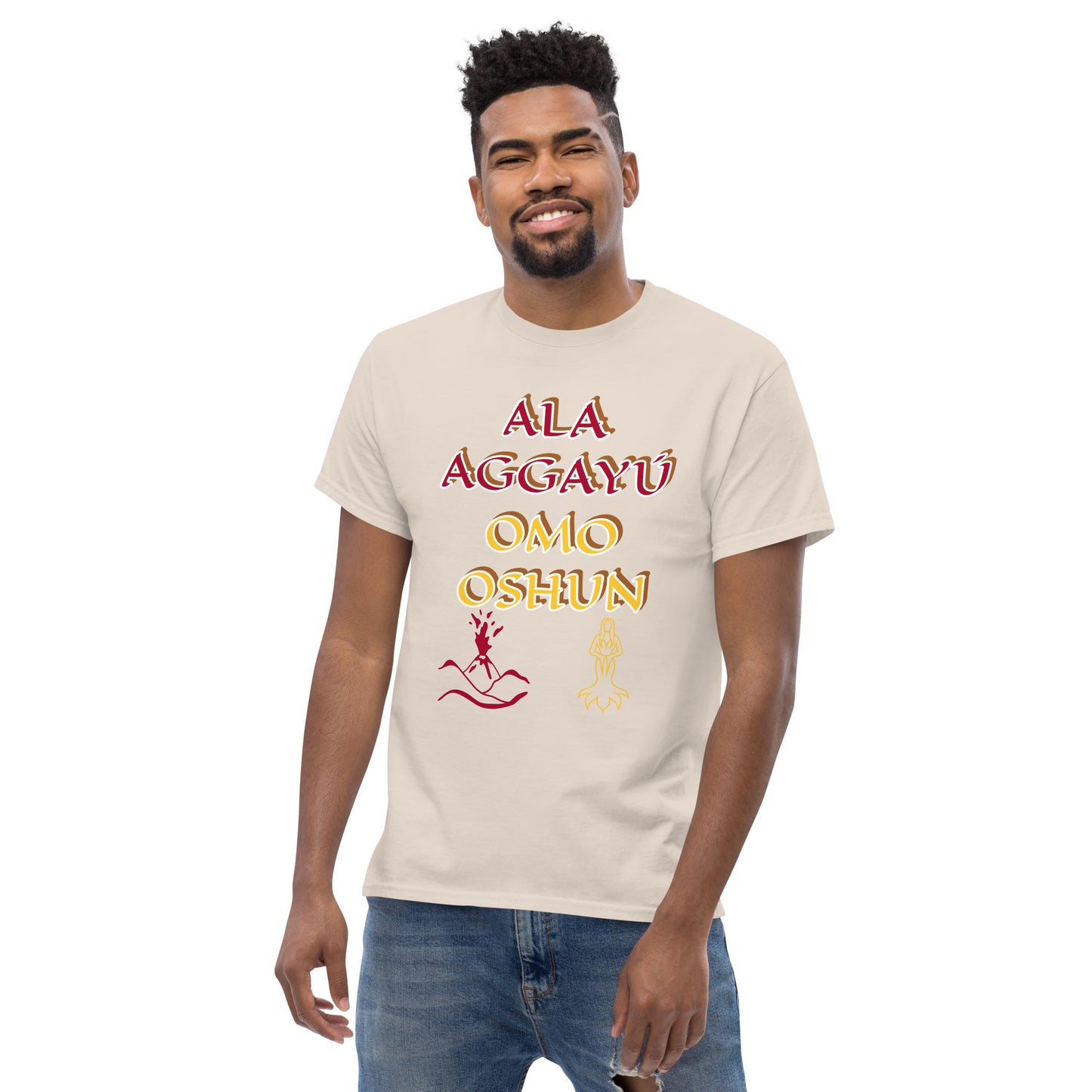 Ala Aggayu Omo Oshun Ololodi Lucumi icon Unisex classic tee