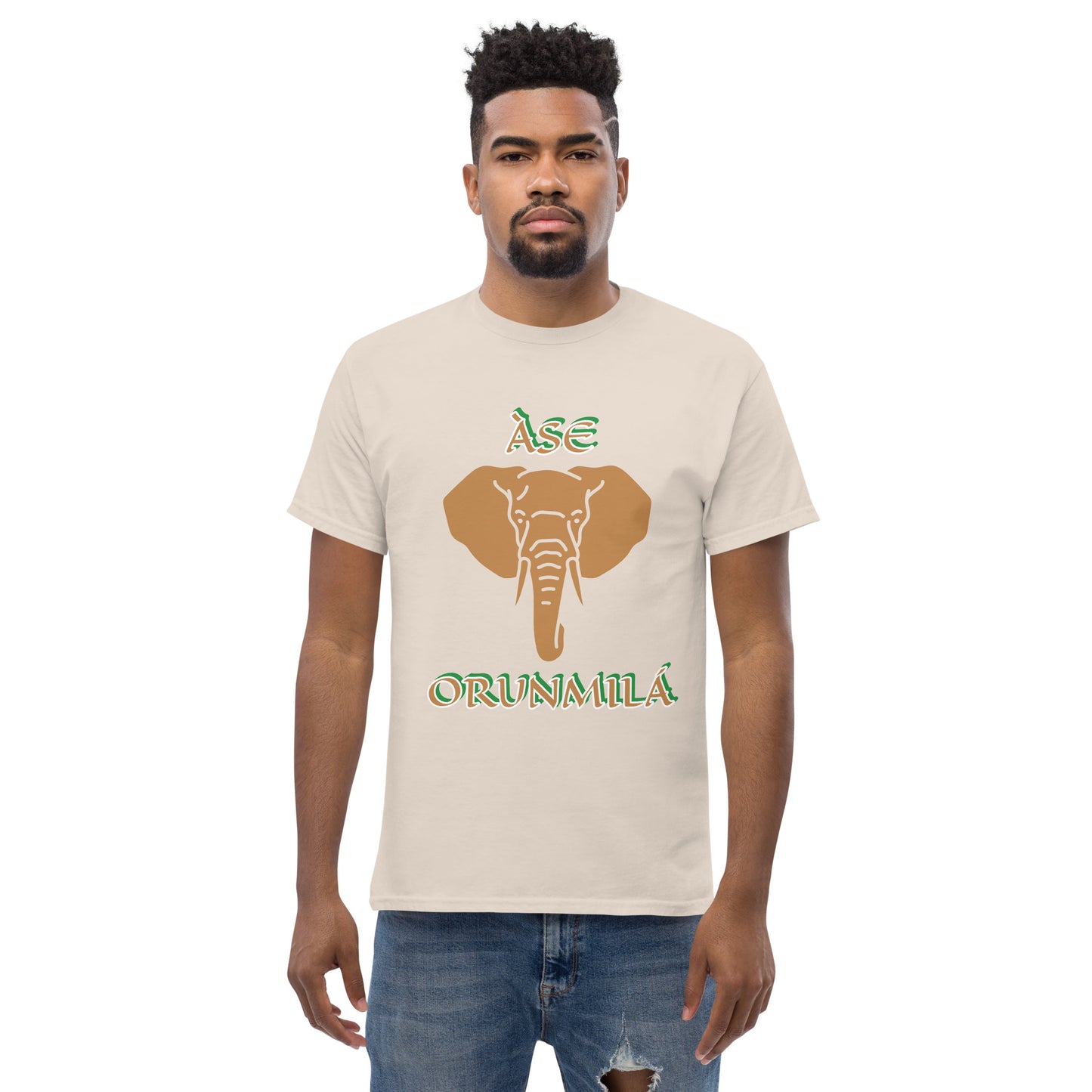 Ase Orunmila Isese reverse Unisex classic tee