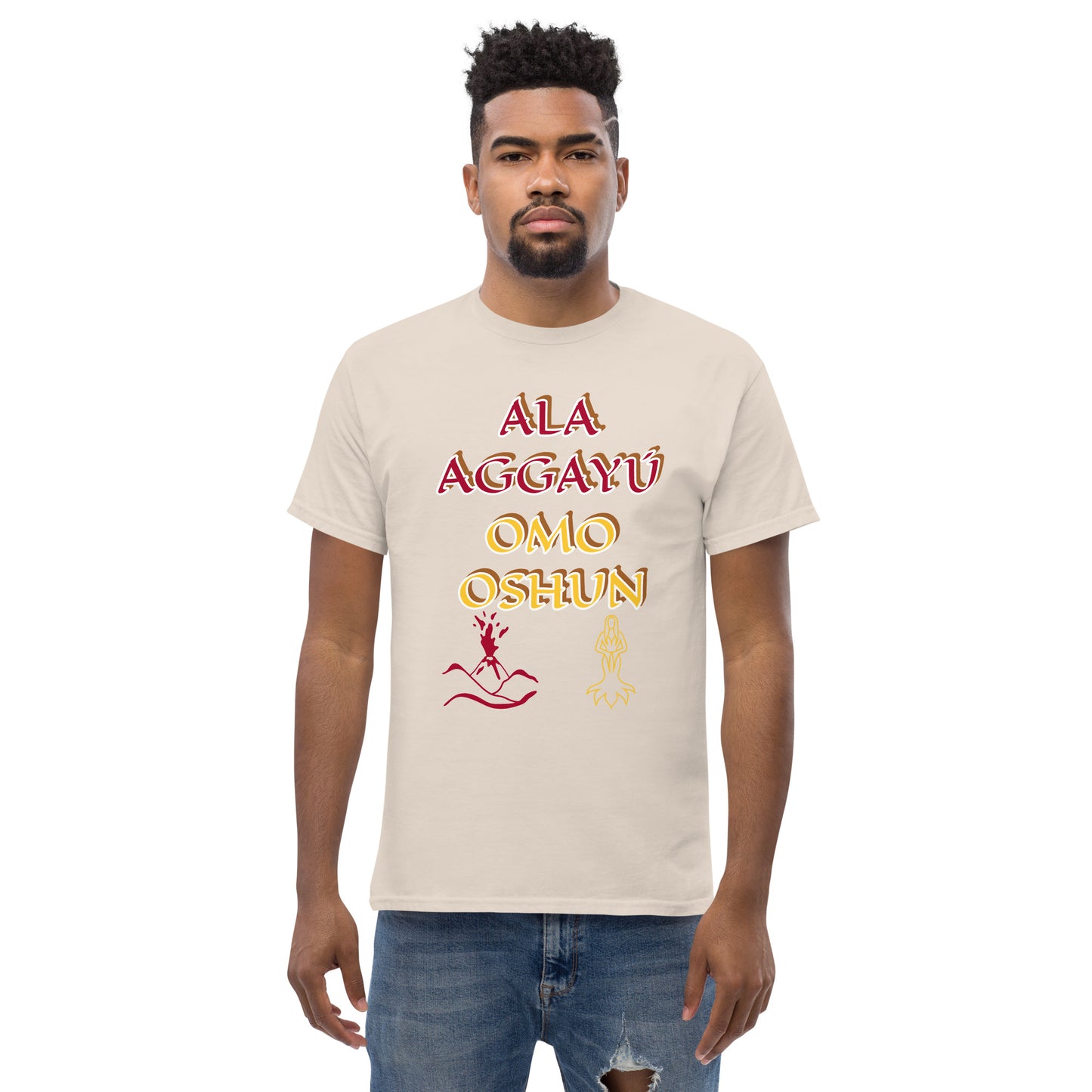 Ala Aggayu Omo Oshun Ololodi Lucumi icon Unisex classic tee