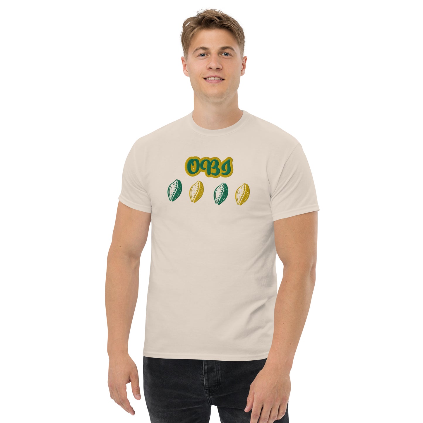 OBI Lucumi Embroidered Unisex classic tee