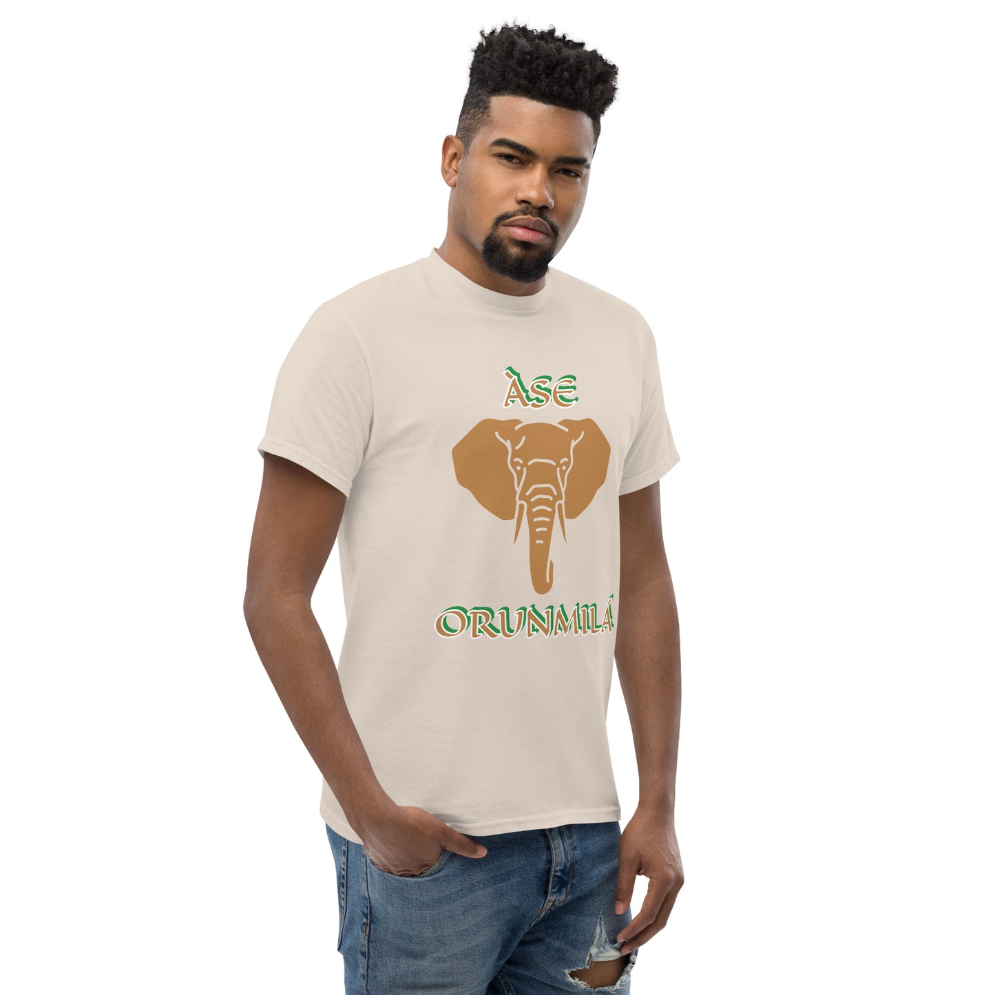 Ase Orunmila Isese reverse Unisex classic tee