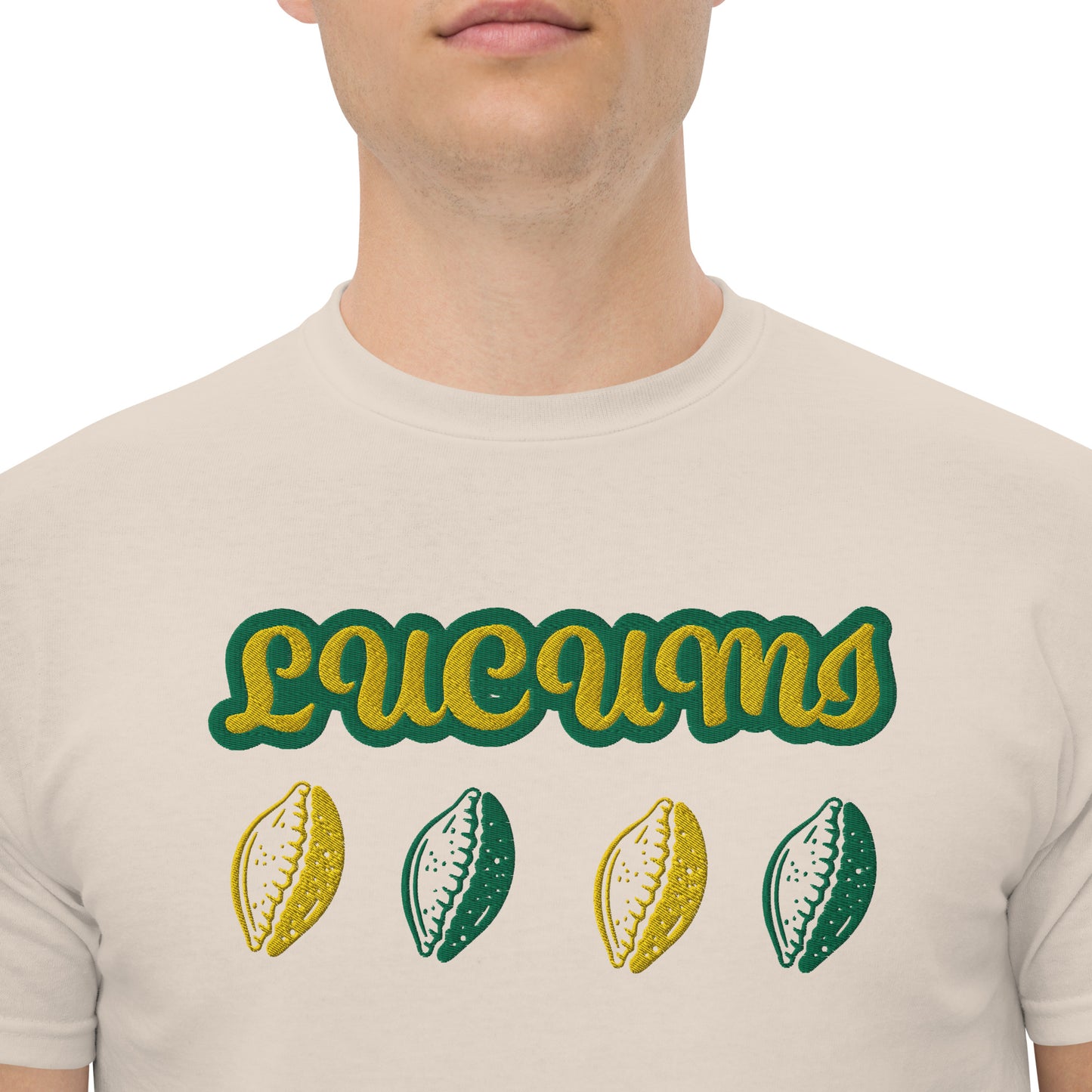 Lucumi Cowrie Reversed Embroidered Unisex classic tee