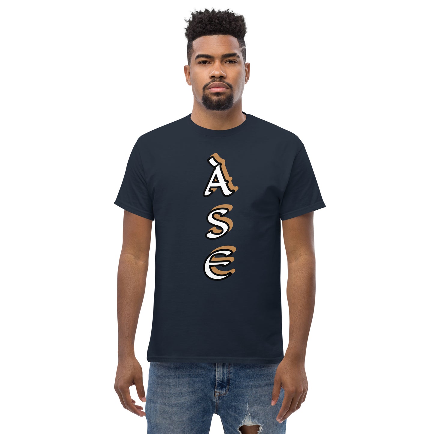 Ase white/gold Unisex classic tee