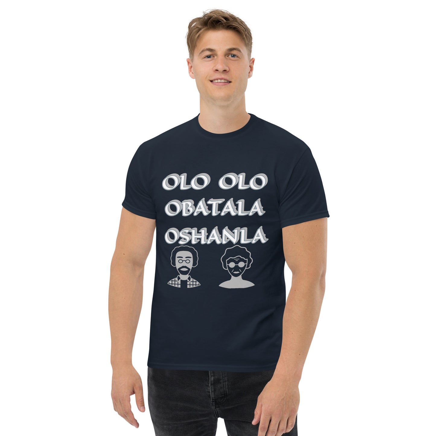 Olo Olo Obatala Oshanla Lucumi icon Unisex classic tee