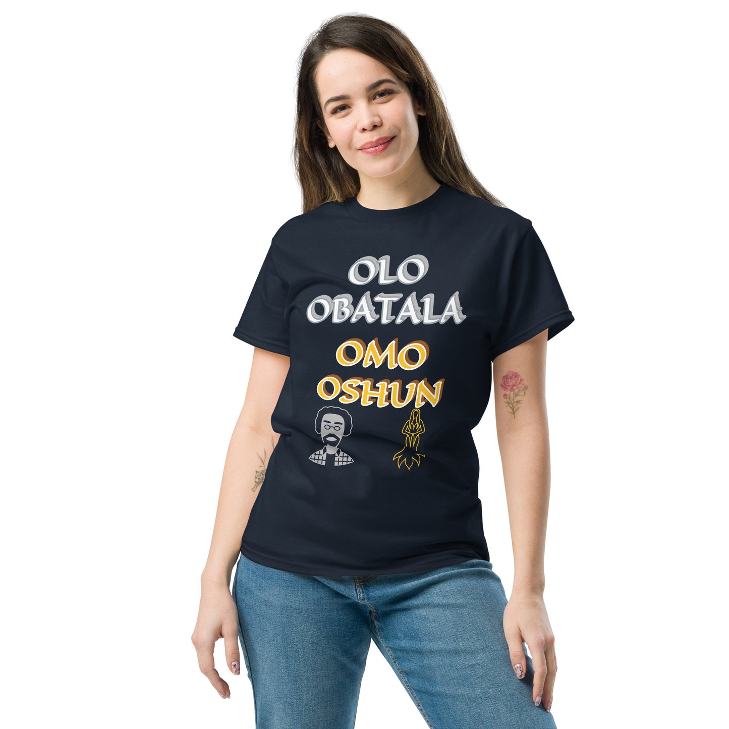 Olo Obatala Omo Oshun  Lucumi icon Unisex classic tee