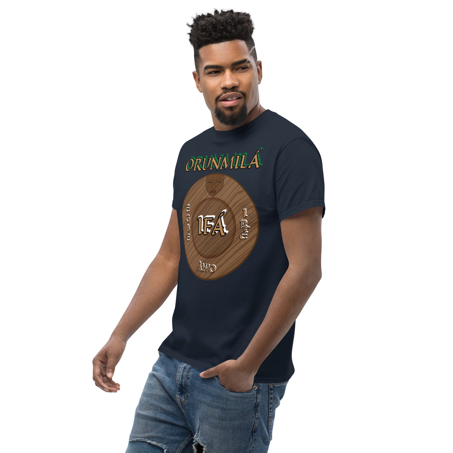 ORUNMILÁ Egbe IRÉ ÀWO Ifa Gold Unisex classic tee