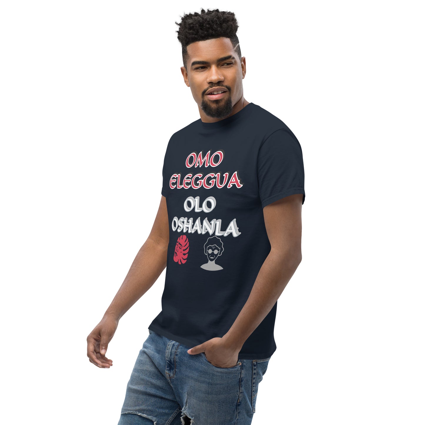 Omo Eleggua Olo OSHANLA icon Lucumi Unisex classic tee