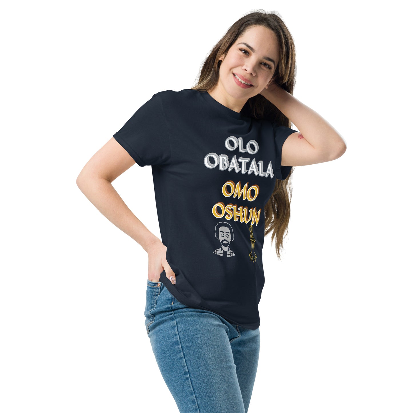 Olo Obatala Omo Oshun  Lucumi icon Unisex classic tee