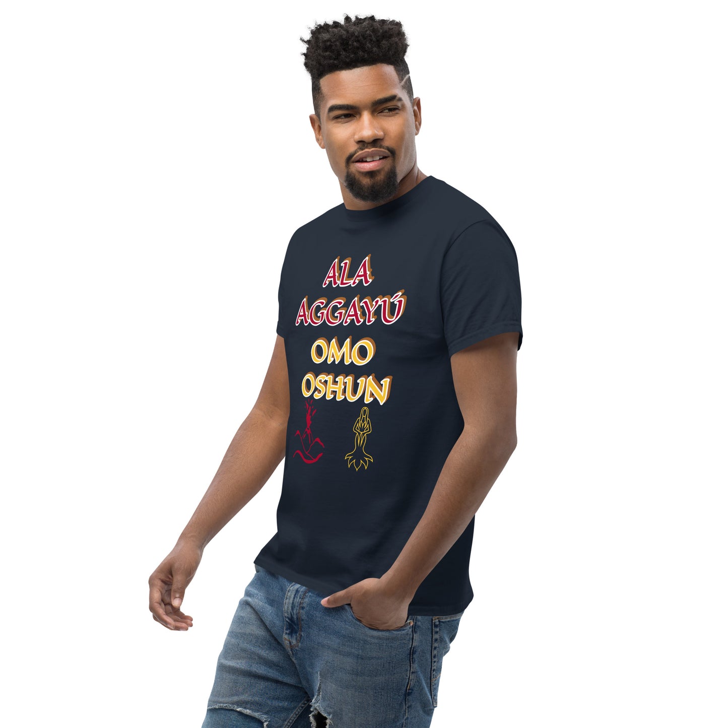Ala Aggayu Omo Oshun Ololodi Lucumi icon Unisex classic tee