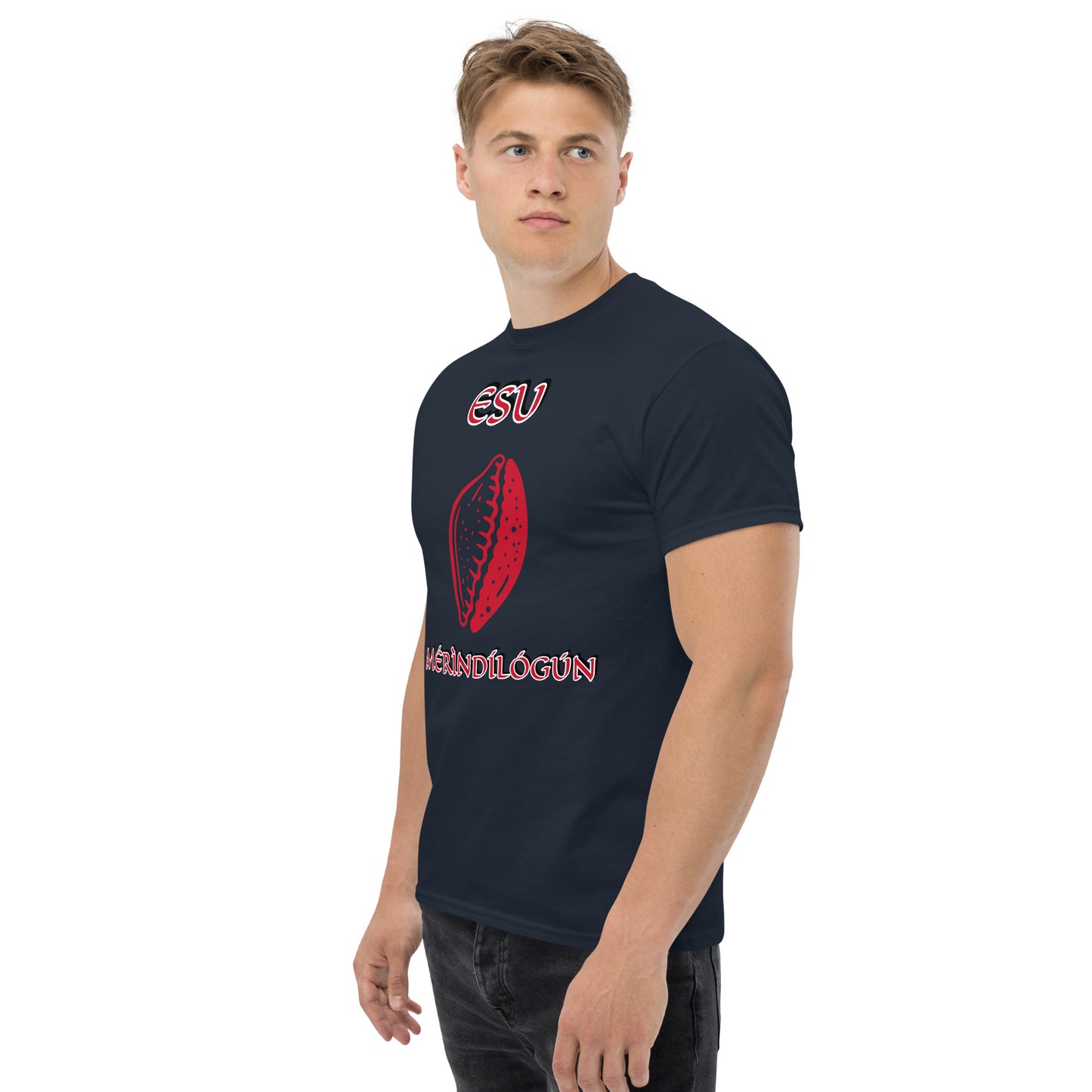 ESU Merindinlogun Isese Red Unisex classic tee