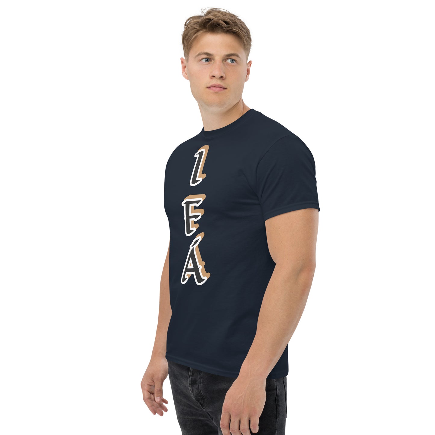 IFÁ Vertical Black/Gold Unisex classic tee