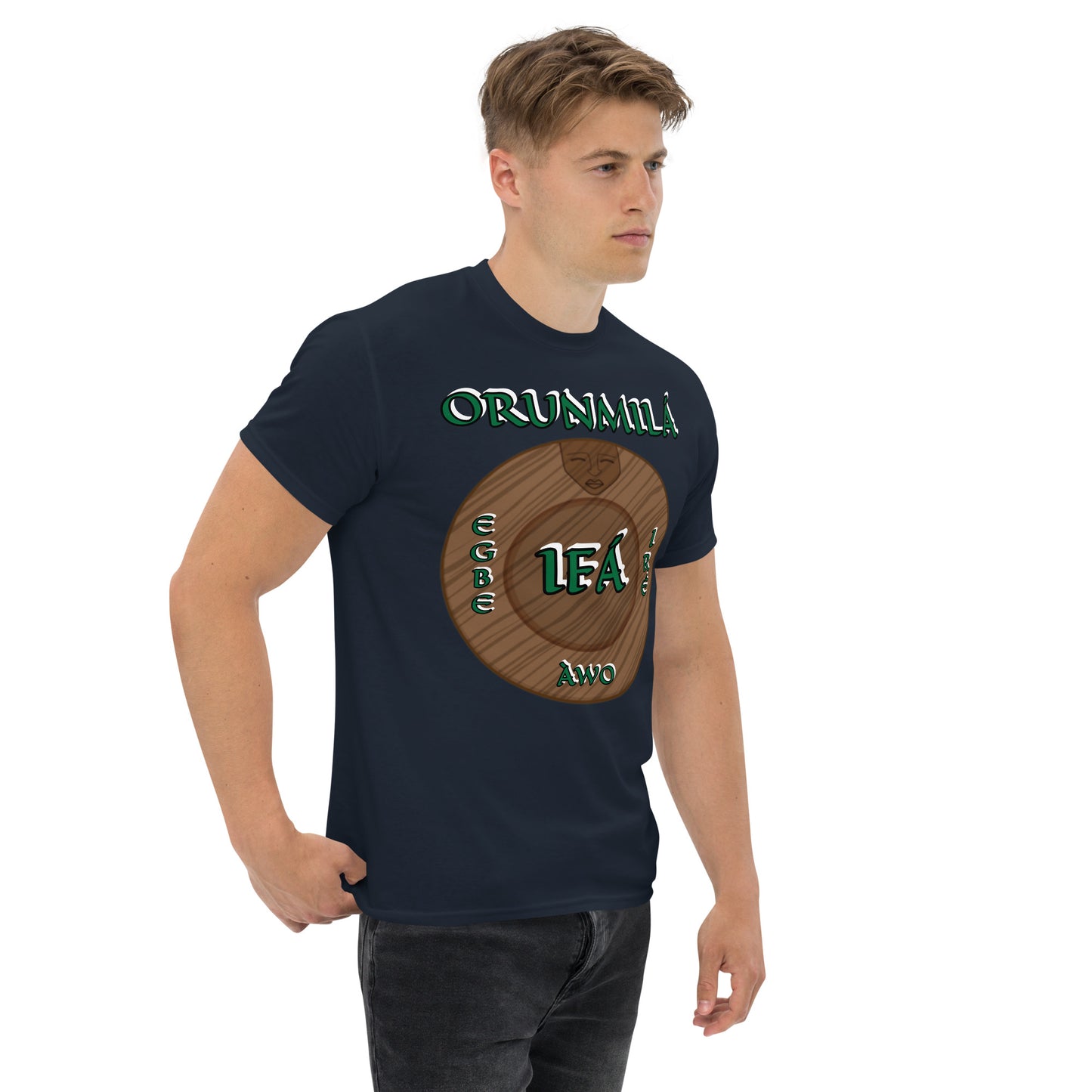 ORUNMILÁ Egbe IRÉ ÀWO Logo  Ifa Aje ju Ogun Unisex classic tee