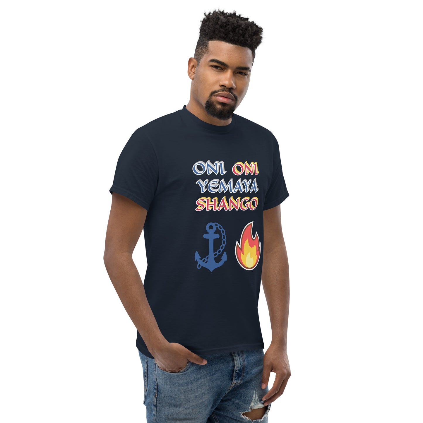 Oni Oni Yemaya/ Shango icon Lucumi Unisex classic tee