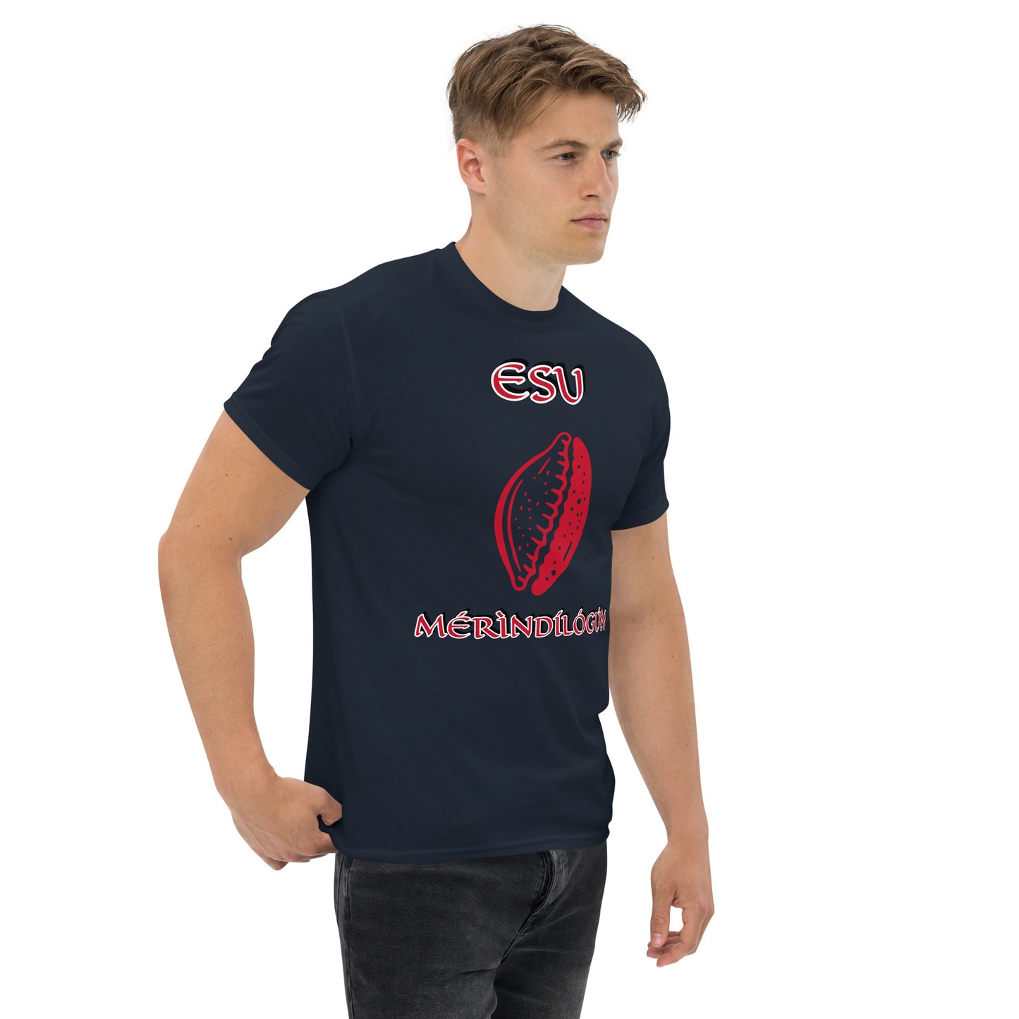 ESU Merindinlogun Isese Red Unisex classic tee