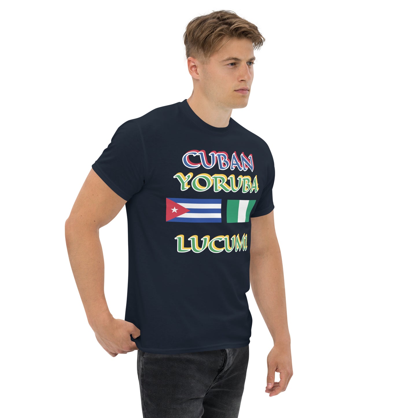 Cuban Yoruba Lucumi Dual Flag Unisex classic tee