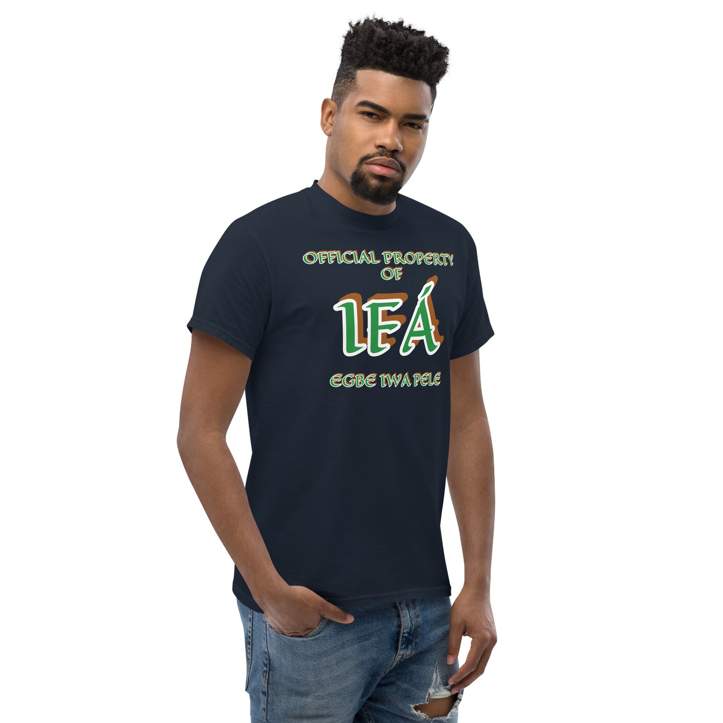 Official Property of Egbe Iwa Pele Àwo Unisex classic tee