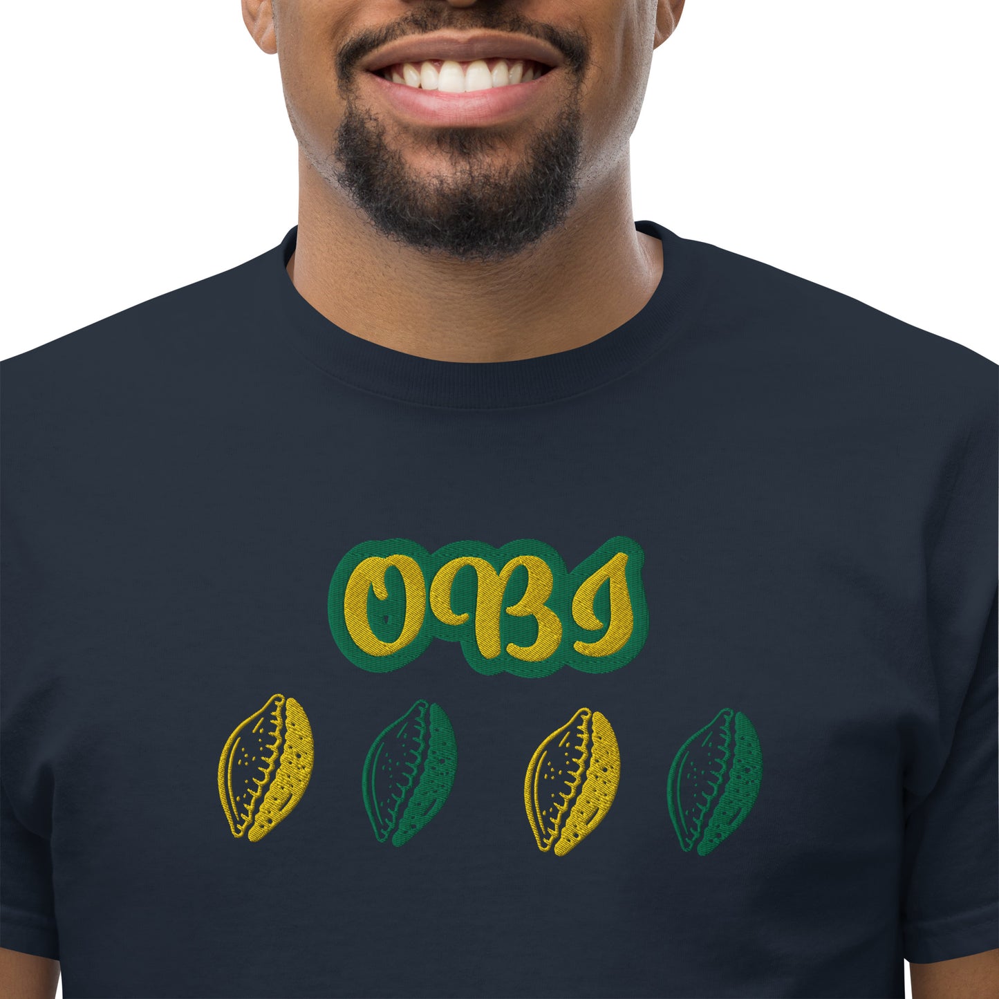 OBI Lucumi Reversed Embroidered Unisex classic tee