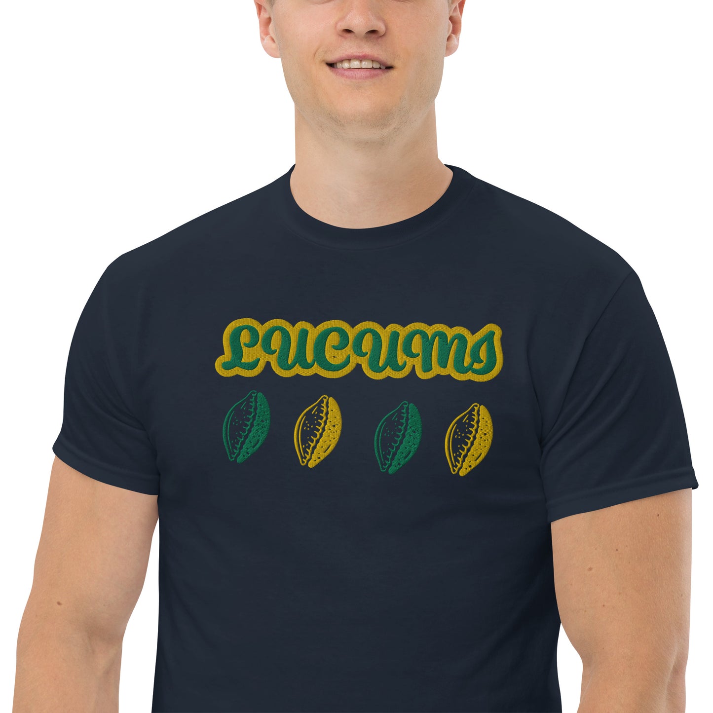 Lucumi Cowrie Embroidered Unisex classic tee