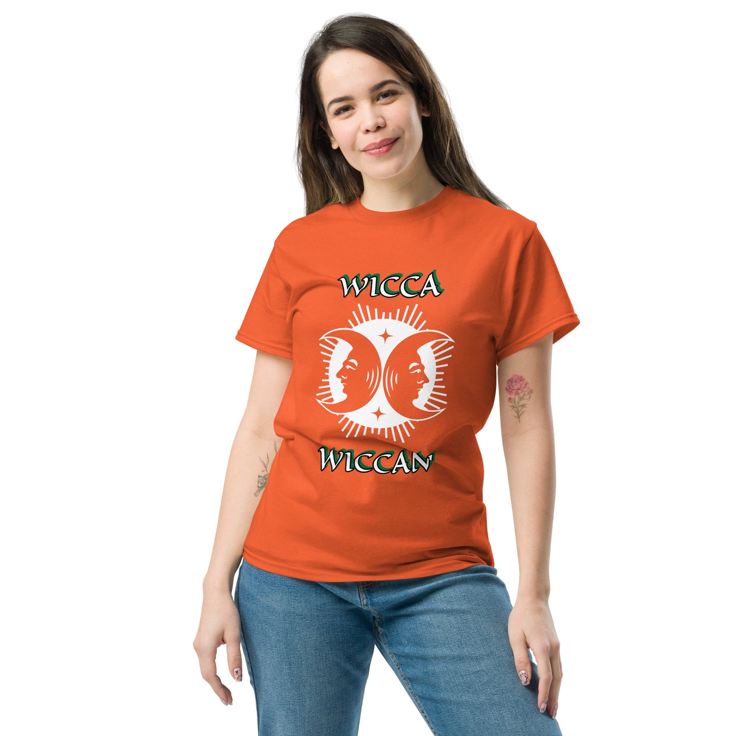 Wicca White Wiccan Unisex classic tee