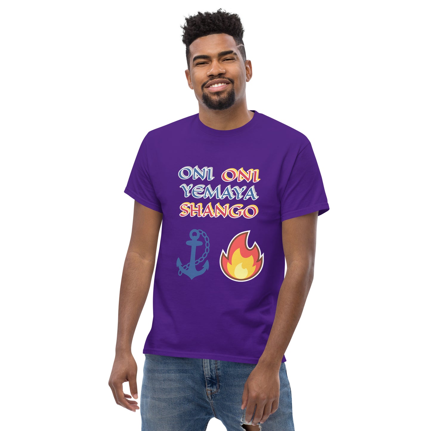 Oni Oni Yemaya/ Shango icon Lucumi Unisex classic tee