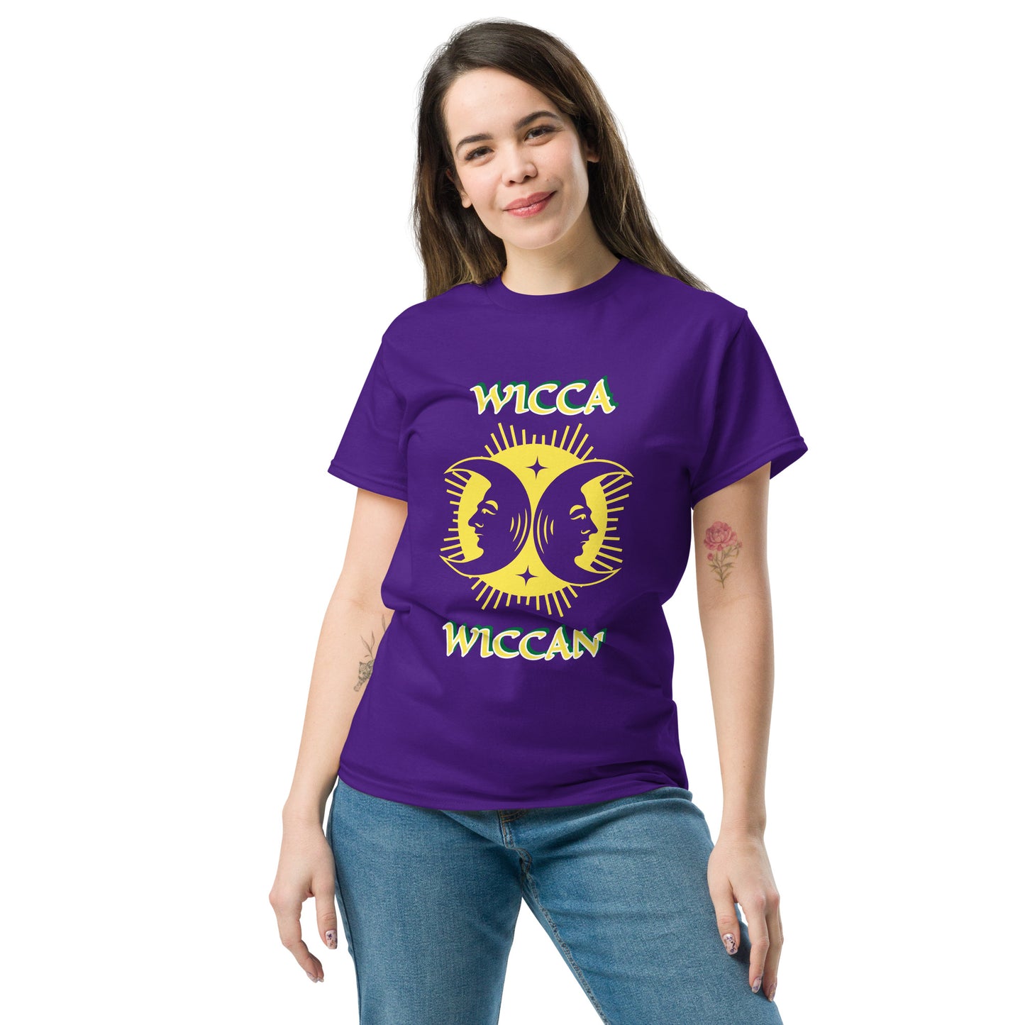 Wicca Yellow Wiccan Unisex classic tee