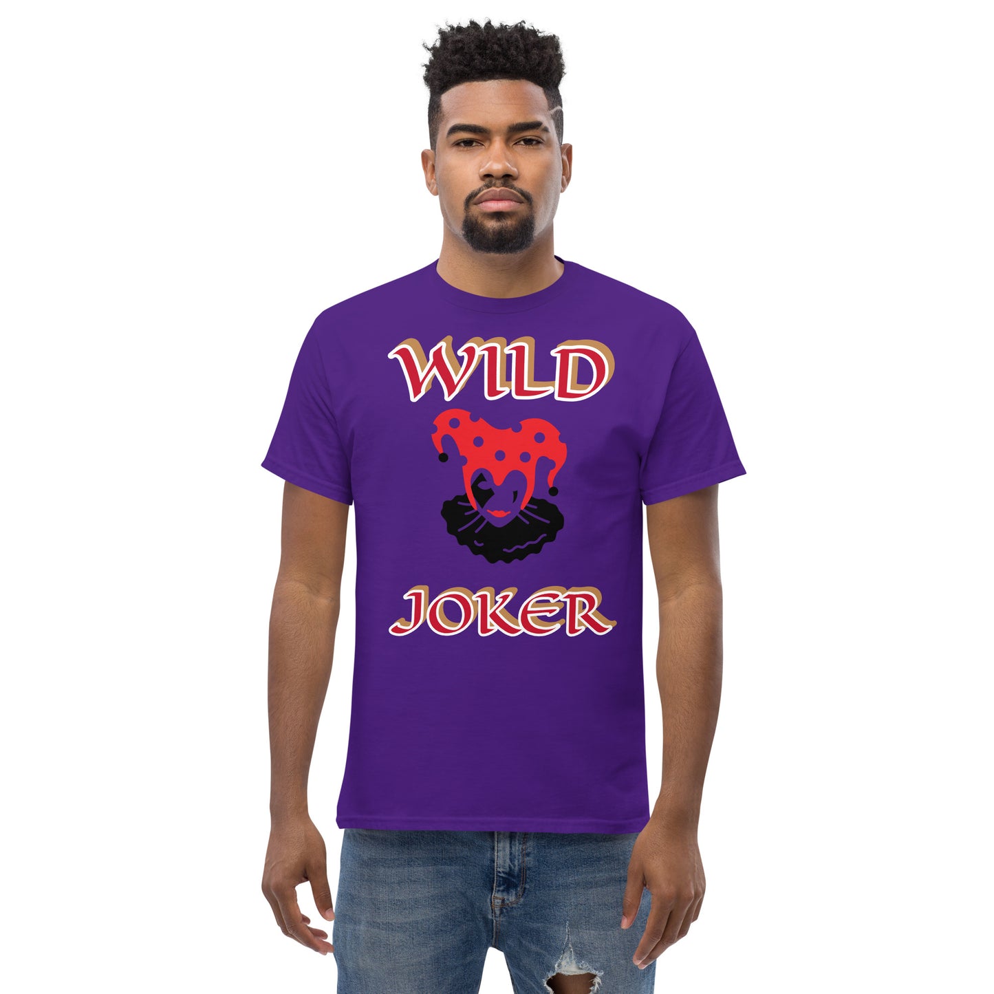 Wild Joker Red 1 Unisex classic tee