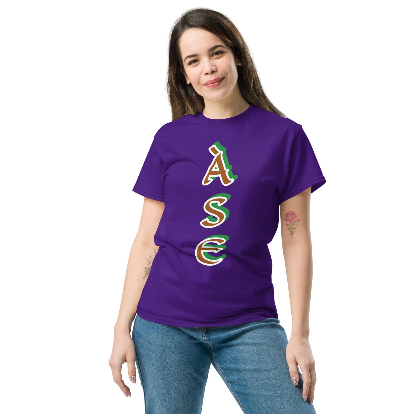 Ase isese  reverse vertical Unisex classic tee