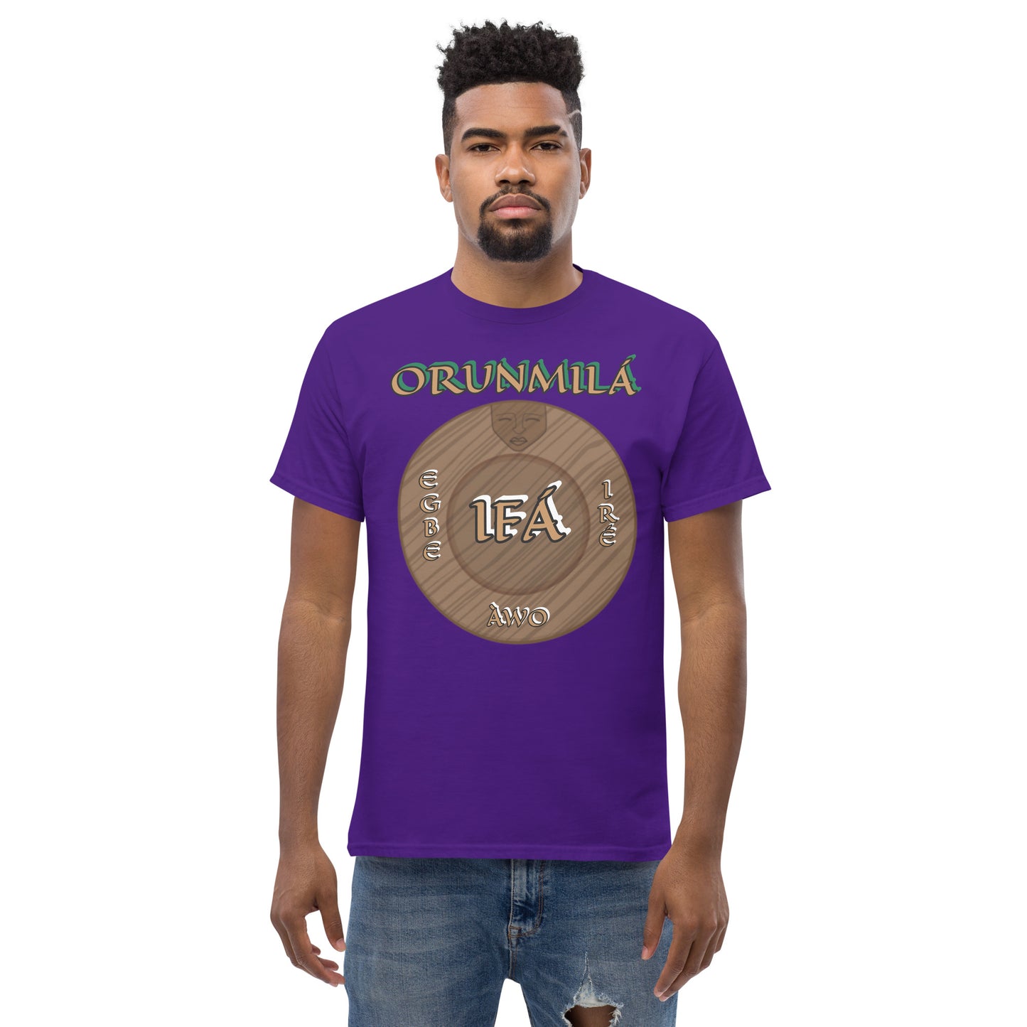 ORUNMILÁ Egbe IRÉ ÀWO Ifa Gold Unisex classic tee