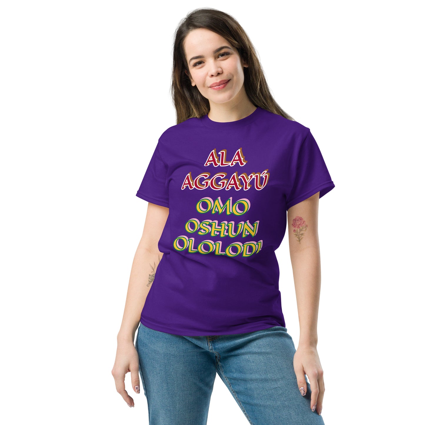 Ala Aggayu Omo Oshun Ololodi Lucumi Unisex classic tee