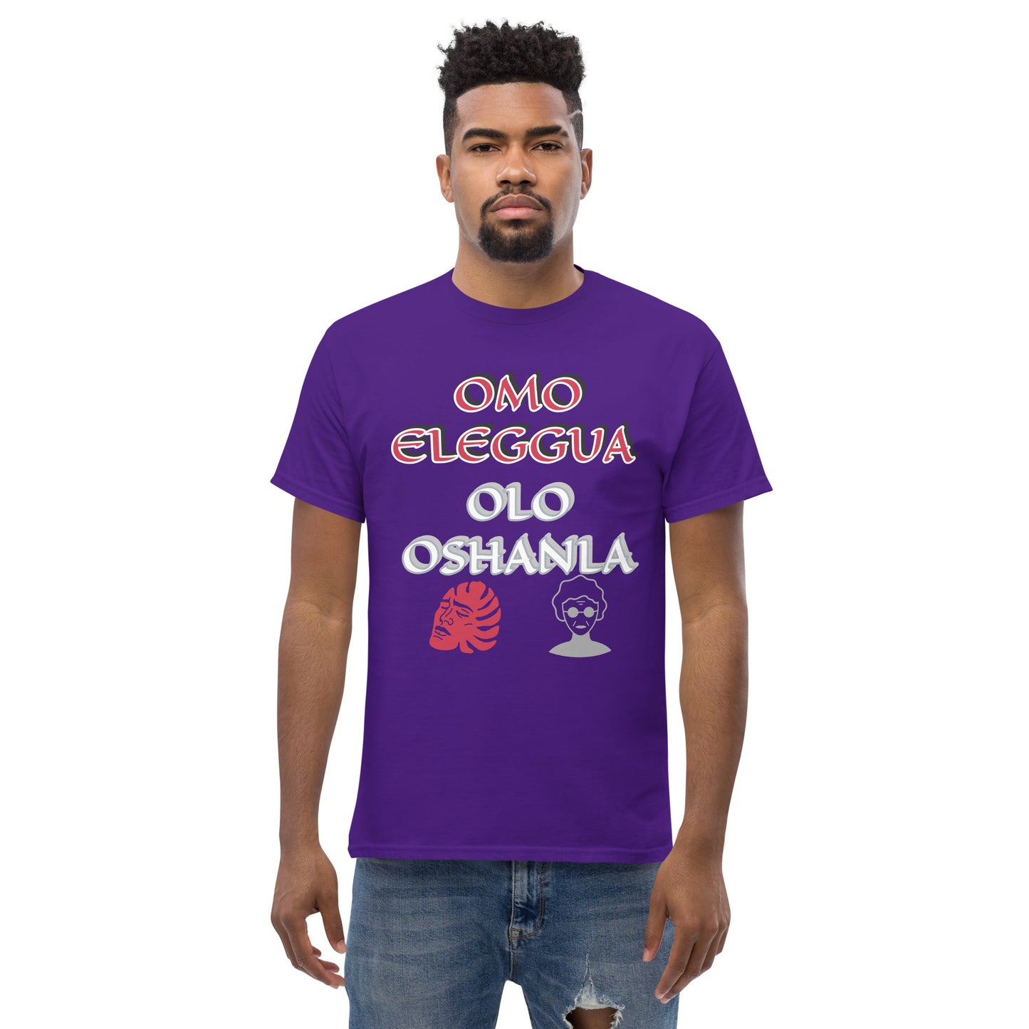 Omo Eleggua Olo OSHANLA icon Lucumi Unisex classic tee