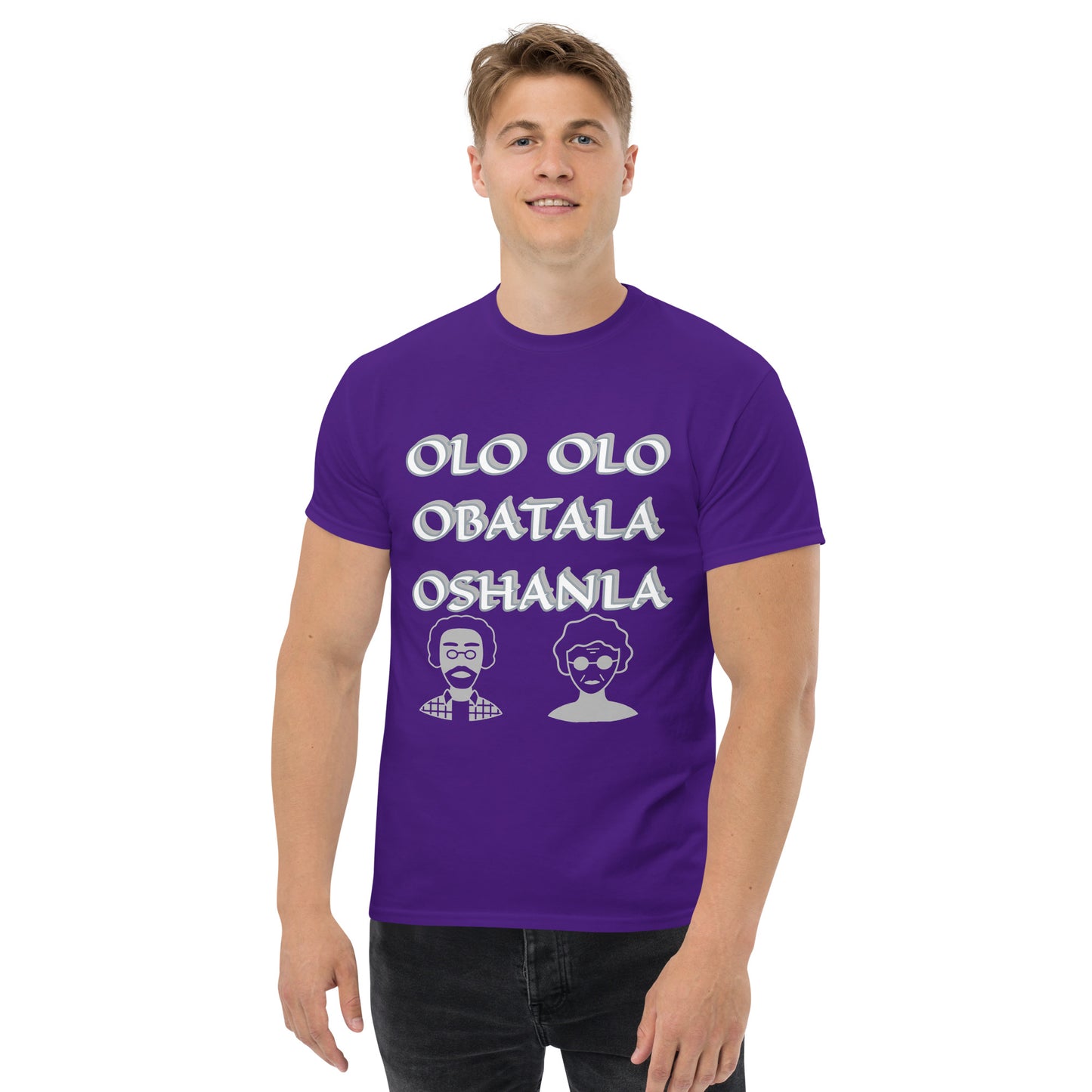 Olo Olo Obatala Oshanla Lucumi icon Unisex classic tee