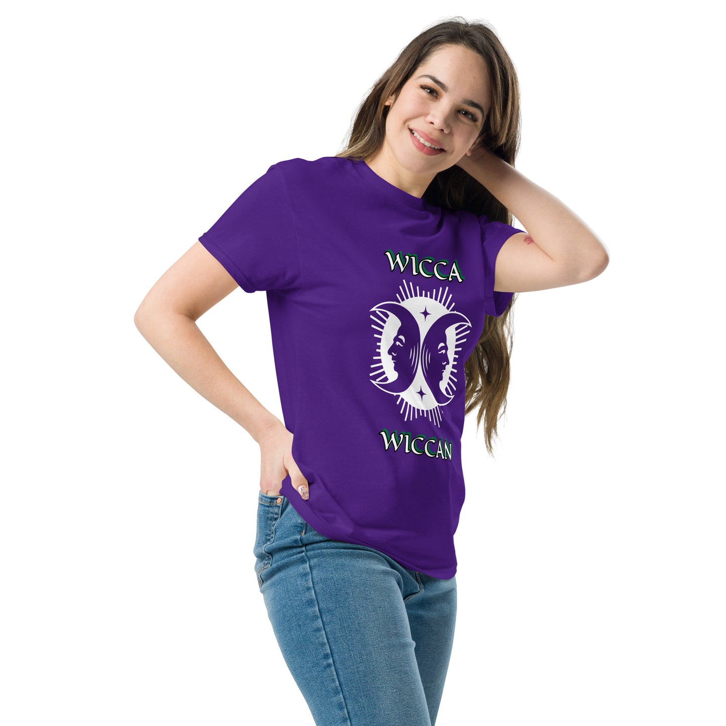 Wicca White Wiccan Unisex classic tee