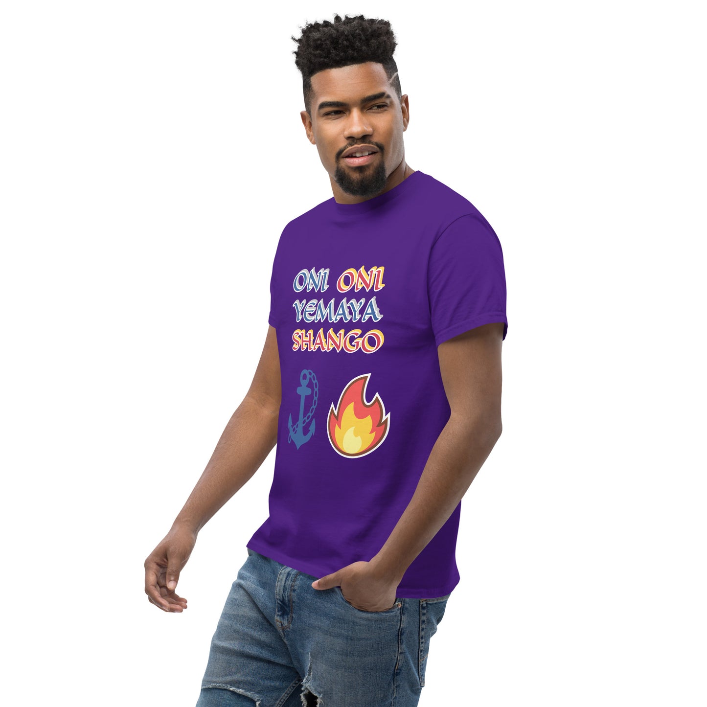 Oni Oni Yemaya/ Shango icon Lucumi Unisex classic tee