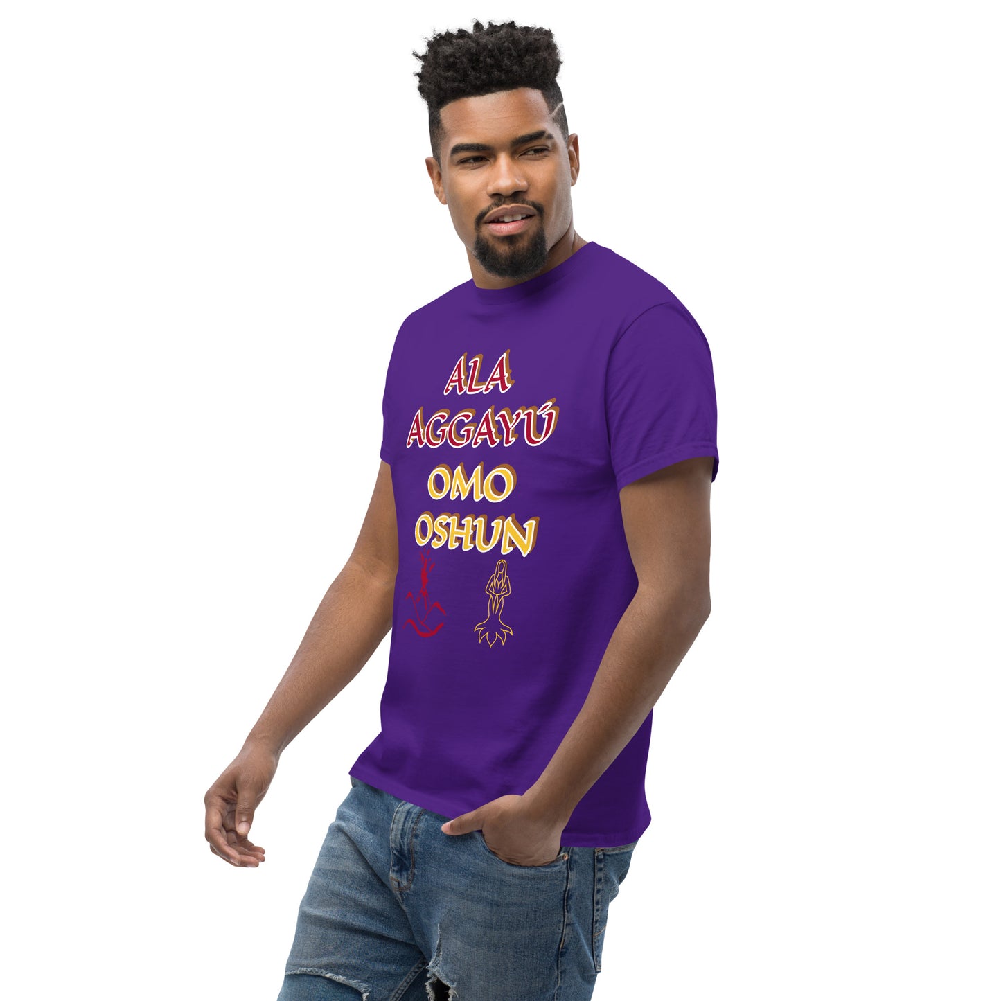 Ala Aggayu Omo Oshun Ololodi Lucumi icon Unisex classic tee