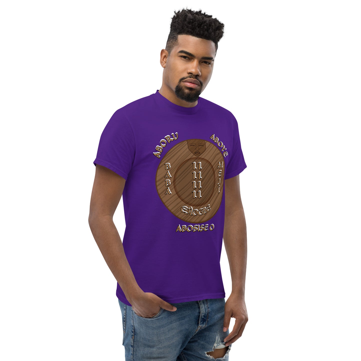 Baba Ejiogbe MEJI 2 Gold Unisex classic tee