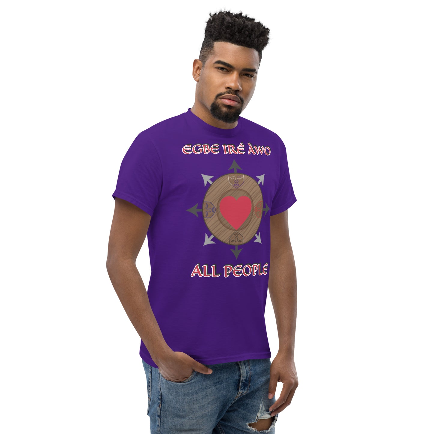 Egbe Ire Awo Logo Love all people Unisex classic tee